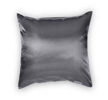 Beauty Pillow® Original - Satijnen Kussensloop - Antracite - 80x80 (Duitse maat)
