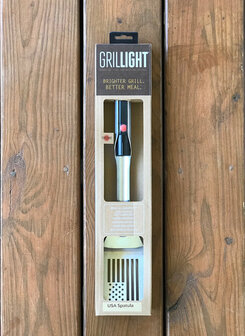 Grilllight - RVS BBQ spatel met zaklamp - Lifetime warranty